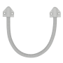 Protectie cablu din inox DLK-403D-WH culoare alba, Dimensiuni: Ø7x330mm