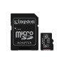 Card de Memorie MicroSDXC Kingston Select Plus, 64GB, Adaptor SD, Class 10