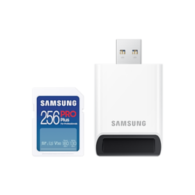 Card de Memorie SDXC Samsung PRO PLUS 256GB CL10 CARD READER