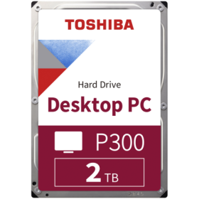 HDD Desktop TOSHIBA P300 2TB SMR, 3.5", 128MB, 5400RPM, SATA-EOL