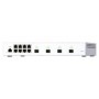 Switch QNAP M408S CPU Marvell 98DX3236, 8 porturi 1Gbps, 4 porturi 10GbE SFP+, destkop, web-managed, adaptor alimentare, garanti