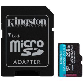 Card de Memorie MicroSDXC Kingston Canvas GO Plus 256GB Adaptor SD Class 10