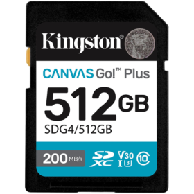 Card de Memorie SD Kingston 512GB Canvas GO plus CL 10