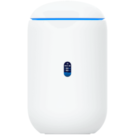 Ubiquiti UniFi UDR7 Dream Router 7 Desktop 10G Cloud Gateway with integrated WiFi 7, PoE switch, microSD storage, and full UniFi