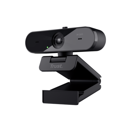 Camera web Trust Taxon QHD, interfata USB 2.0, lungime cablu 180cm, sensibilitate 56 dB, microfon dual omnidirectional, rezoluti