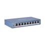 Switch Hikvision DS-3E0109P-E©, 8-port, PoE
