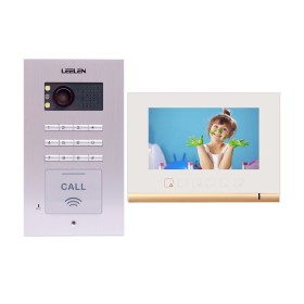 Videointerfoane Videointerfon Leelen N72B cu tastatura si cititor de card - alb Leelen