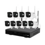 Sisteme de supraveghere SISTEM SUPRAVEGHERE VIDEO IP WIRELESS NVR 9 CAMERE SH024 SRICAM NVS002 Sricam